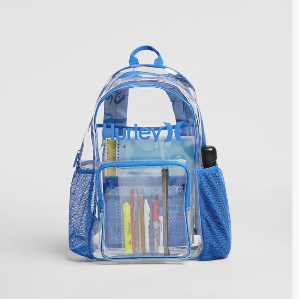 Hurley Transparent Blue Backpack - image 1